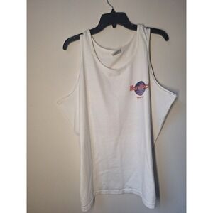 Vintage Hard Rock Cafe Nashville Tank Top Mens XL Sunset Made in USA 90s